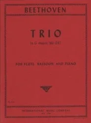 Trio in G Major, WoO 37 – Flute (or Violin), Bassoon (or Cello), and Piano