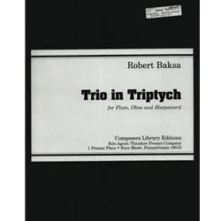 Trio In Triptych – Flute, Oboe, and Piano