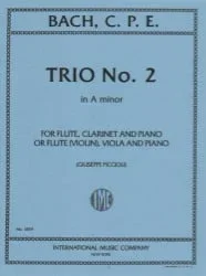 Trio No. 2 in A minor – Flute (or Violin), Clarinet (or Viola), and Piano