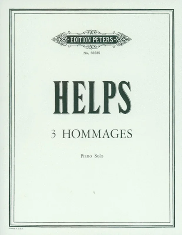 Trois Hommages (Softcover Book)