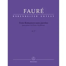 Trois Romances sans paroles, Op. 17 – Piano Solo