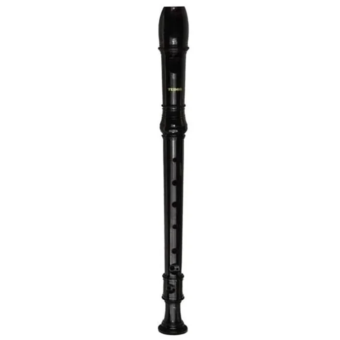 Tudor TD175 Dark Brown 1-Piece Soprano Recorder – Baroque Fingering