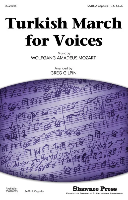 Turkish March For Voices SATB (Octavo)
