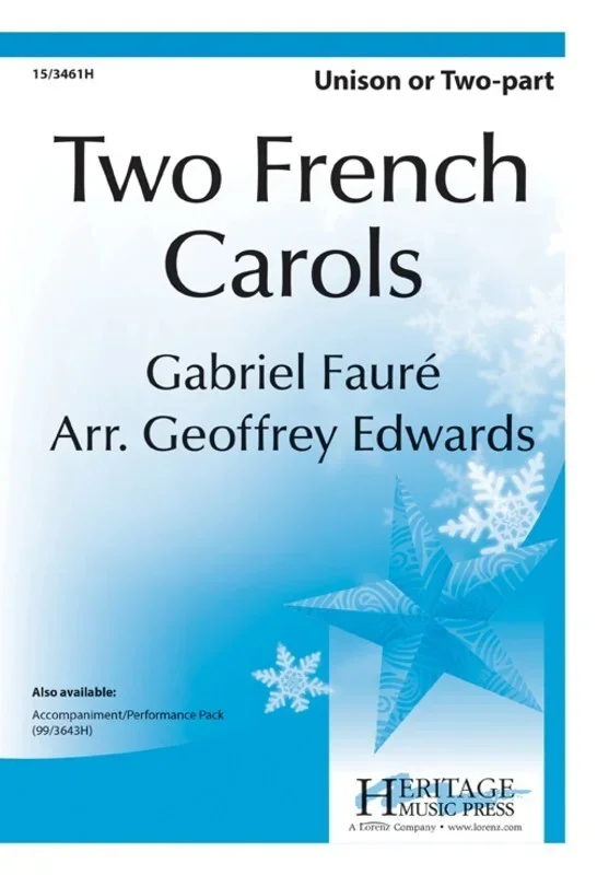Two French Carols Unison/2 Part (Octavo)