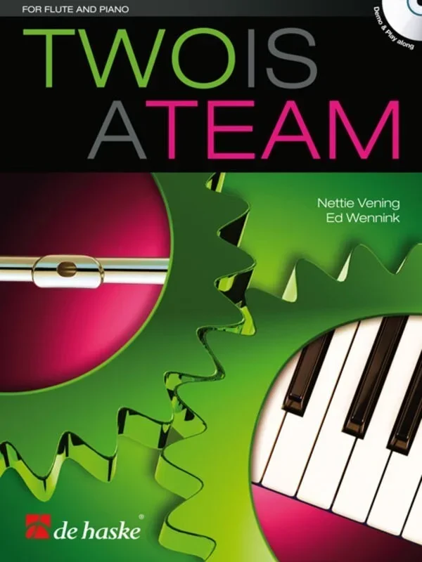 Two Is A Team Flute And Piano Softcover Book/CD