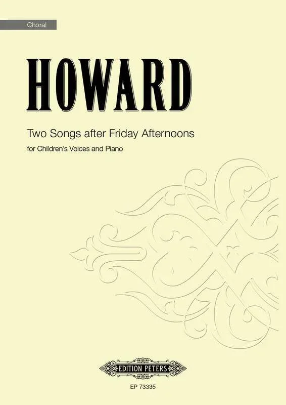 Two Songs After Friday Afternoons Childrens Choir Softcover Book