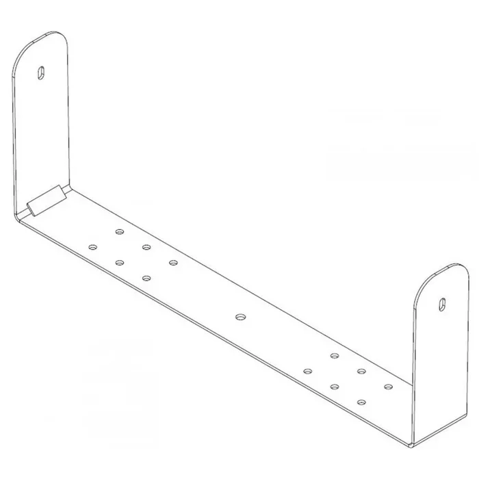 U-Bracket for 112 and 212HC black One Systems