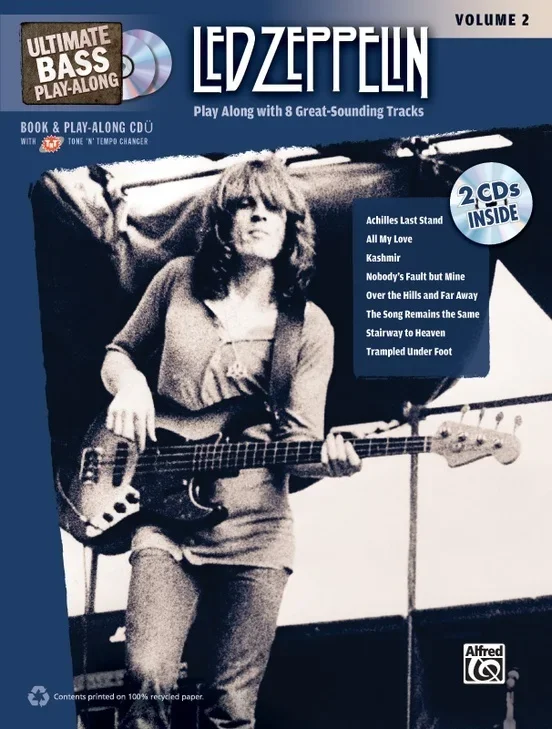 Ultimate Bass Playalong Led Zeppelin Vol 2 Book/CD