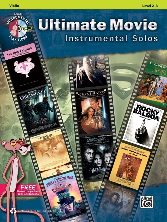 Ultimate Movie Inst Solos Violin Book/CD