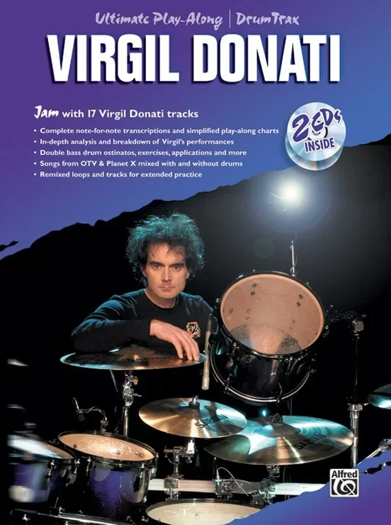 Ultimate Play-Along Drum Trax: Virgil Donati Book/CD