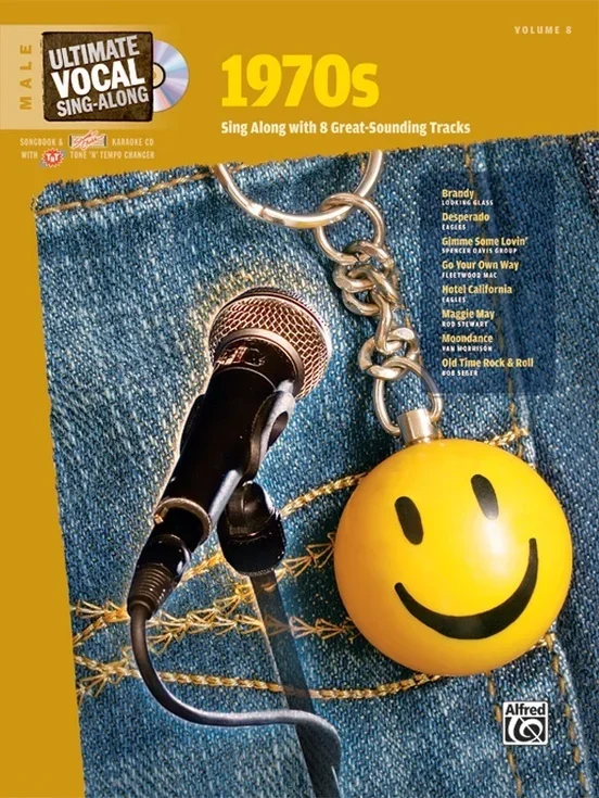 Ultimate Vocal Singalong 1970S Male Voice Book/CD