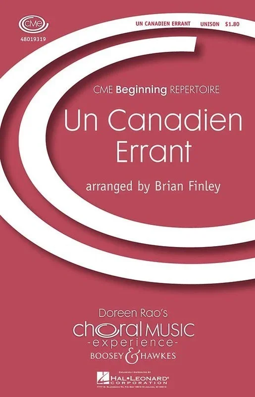 Un Canadien Errant Unison Book