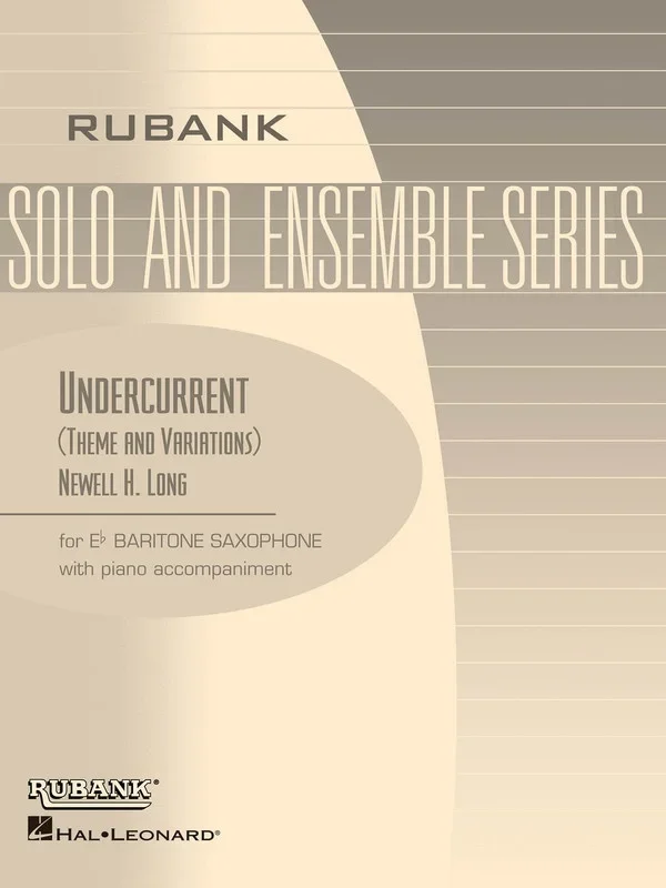Undercurrent E Flat Bar Sax/Piano (Softcover Book)
