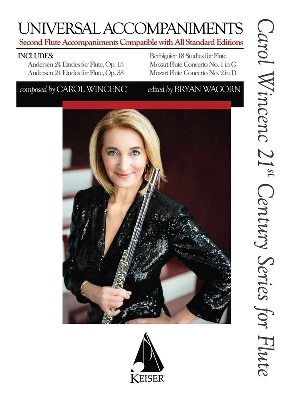 Universal Accomp Flute 2 Parts Andersen/Berbiguier/Mozart (Softcover Book)