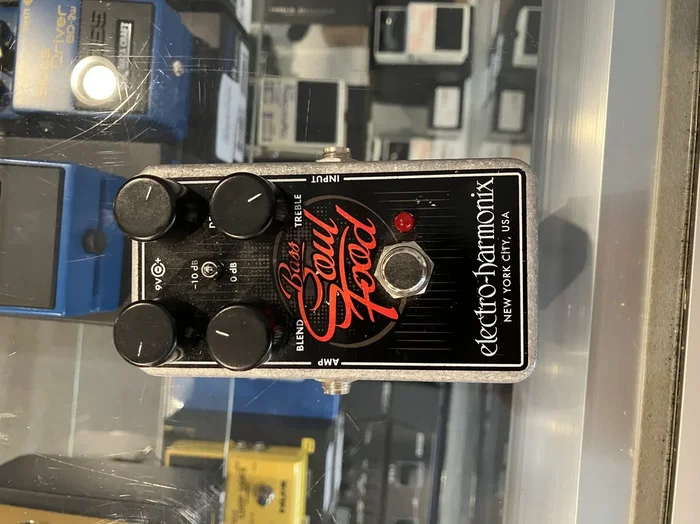 Used EHX Bass Soul Food Overdrive Pedal