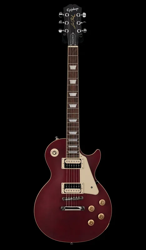 Used Epiphone Limited Edition Les Paul Traditional Pro IV (2024) – Worn Wine Red #25700 with Gig Bag