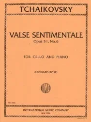 Valse Sentimentale, Op. 51 No. 6 – Cello and Piano