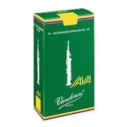Vandoren Java Green Soprano Saxophone Reed – Strength 3 Box of 10