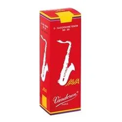 Vandoren Java Red Tenor Saxophone Reeds – Strength 2.5 (Filed) Box of 5