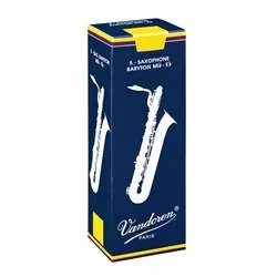 Vandoren Traditional Baritone Saxophone Reeds – Strength 3.0 Box of 5