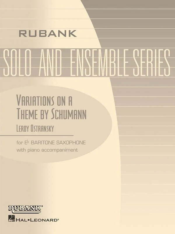 Vari On Theme E Flat Bar Sax (Softcover Book)
