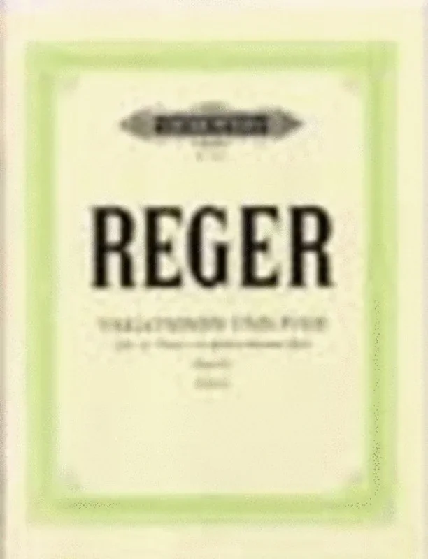 Variations And Fuge On A Theme By Bach Op 81 (Softcover Book)