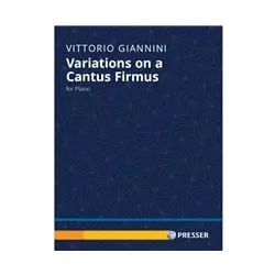 Variations on a Cantus Firmus – Piano