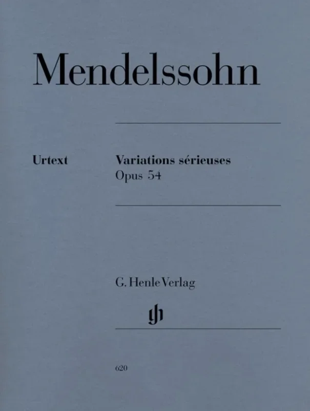 Variations Serieuses Op 54 Urtext (Softcover Book)