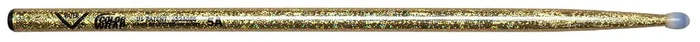 Vater Color Wrap 5B Gold Sparkle Nylon Tips Drumsticks