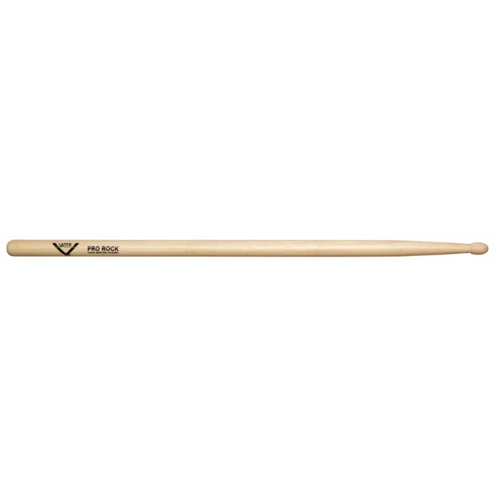 Vater Pro Rock Drumsticks with Wood Tip – Slightly Under 5A, Oval Tip