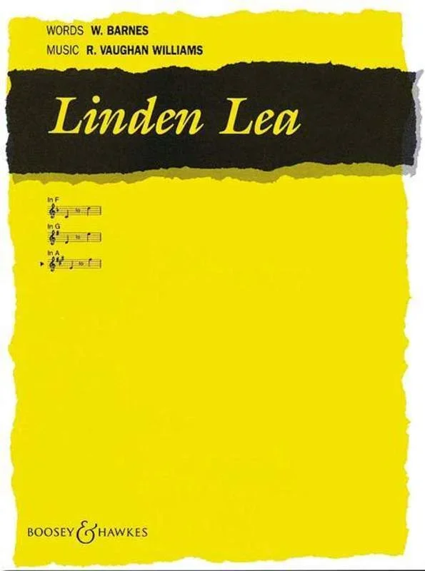 Vaughan Williams – Linden Lea In A High Voice (Softcover Book)