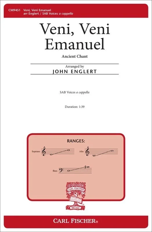 Veni Veni Emanuel Sab A Cappella (Octavo) Book