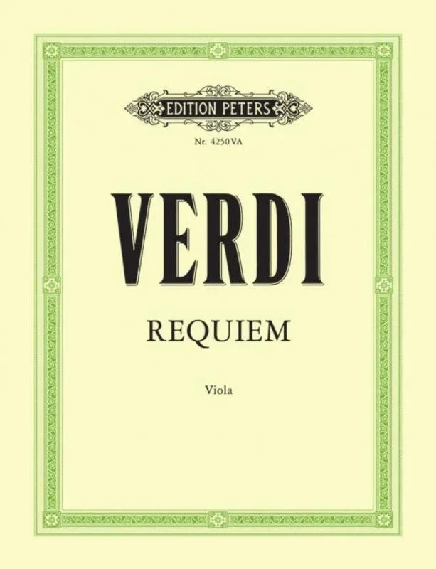 Verdi – Requiem Viola Part Part (Viola)