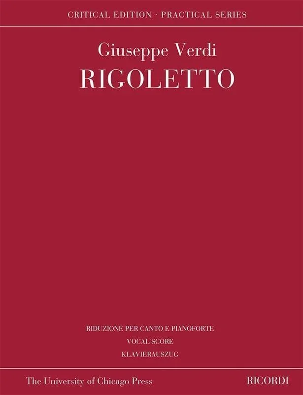 Verdi – Rigoletto Vocal Score (Softcover Book)