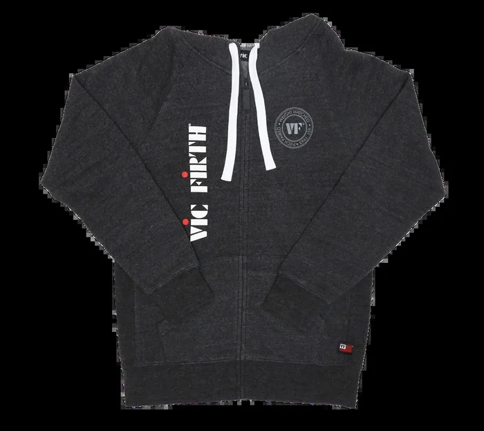 Vic Firth Zip Up Logo Hoodie – Medium