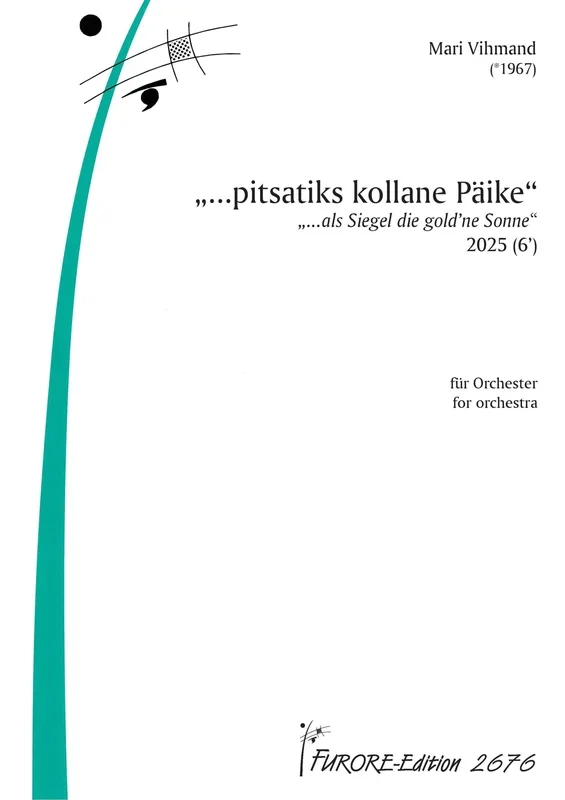 Vihmand: “…pitsatiks kollane Päike “