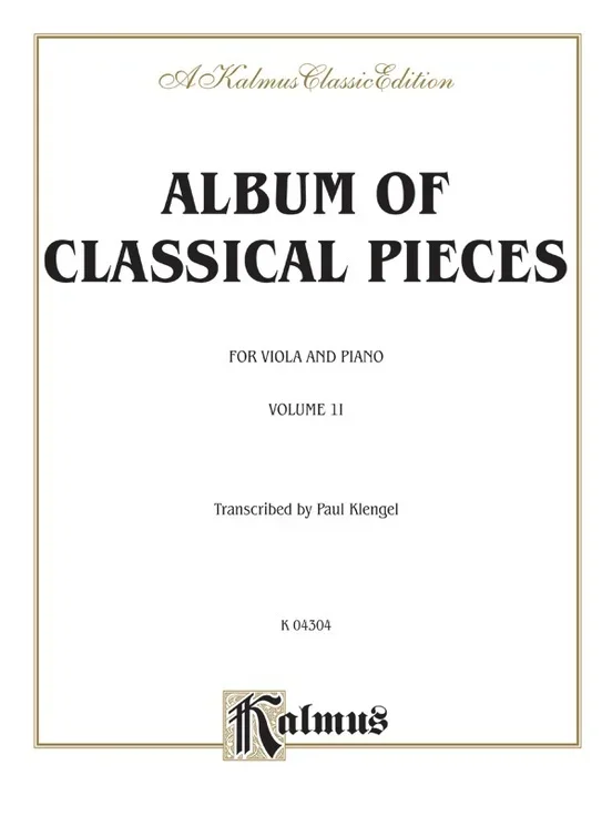Viola And Piano Album Book 2