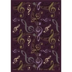 Virtuoso Carpet 7’8″x10’9″ Plum