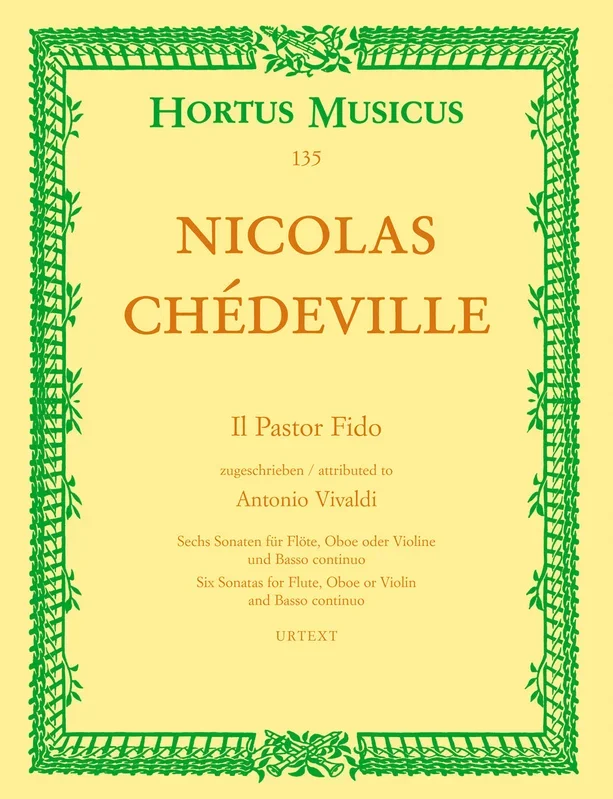 Vivaldi: Il Pastor Fido – 6 Sonatas for Flute, Oboe (of Violin) & Basso Continuo