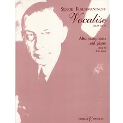Vocalise Op. 34, No. 14 – Alto Sax and Piano