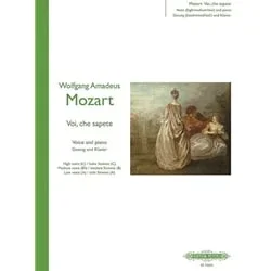 Voi, Che Sapete (Three Keys in One) – Voice and Piano