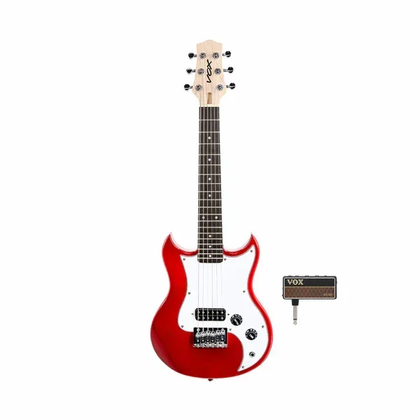 VOX SDC-1 Mini Electric Guitar Red with amPlug for Travel Use