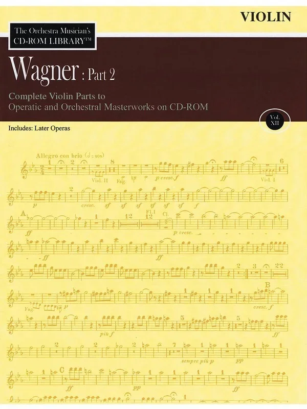 Wagner Part 2 Violin CD Rom Lib V12 (CD-Rom Only)