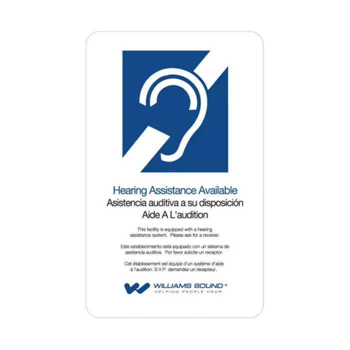 Wall Plaque Self Adhesive IDP008 Williams AV
