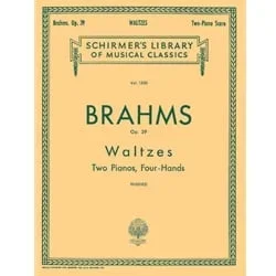 Waltzes, Op. 39 – 2 Pianos, 4 Hands