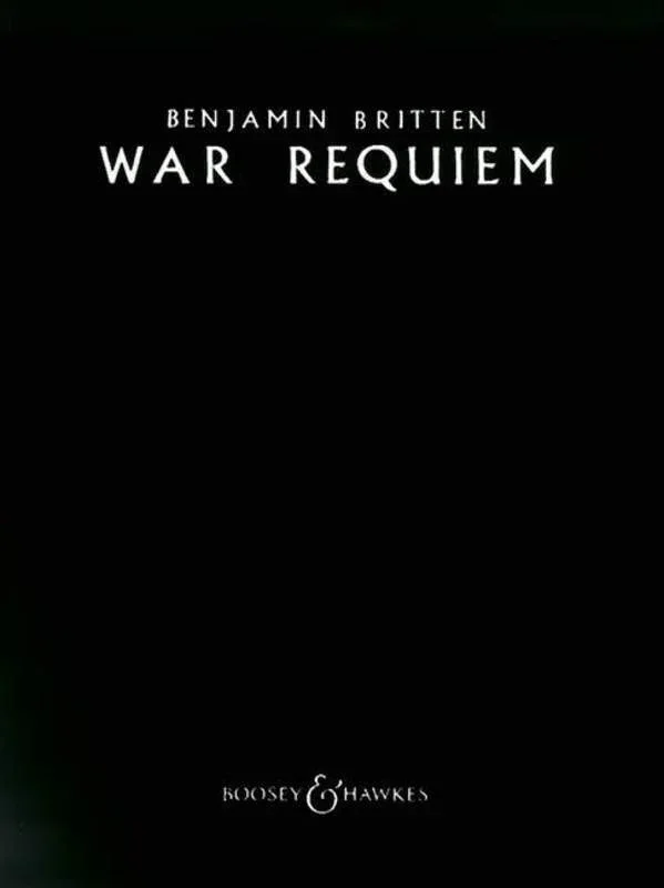 War Requiem Op 66 Latin English Vocal Score (Softcover Book)