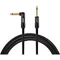 Warm Audio Premier Series Straight to Right Angle Instrument Cable 10 ft. Black