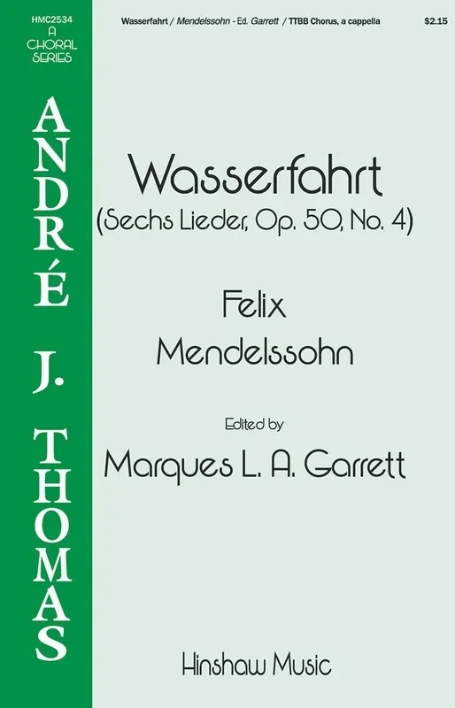 Wasserfarht TTBB (Octavo)
