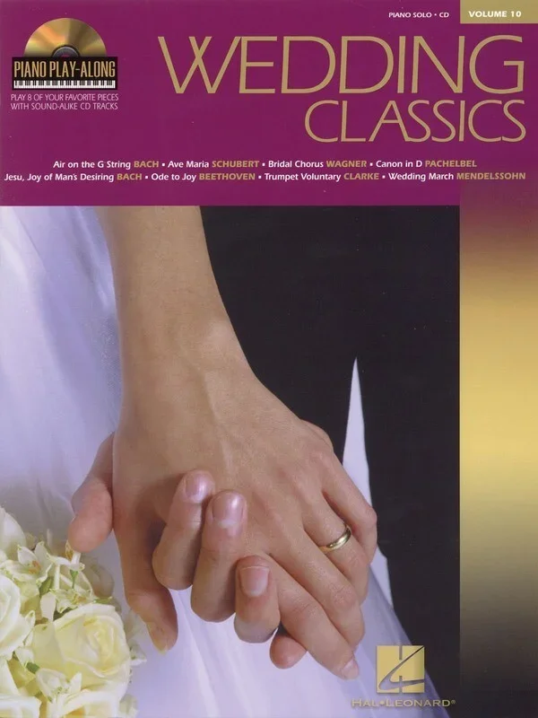 Wedding Classics Piano Play Along Vol 10 Book/CD (Softcover Book/CD)