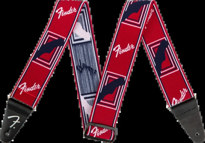 WeighLess™ Monogram Strap, Red/White/Blue, 2″